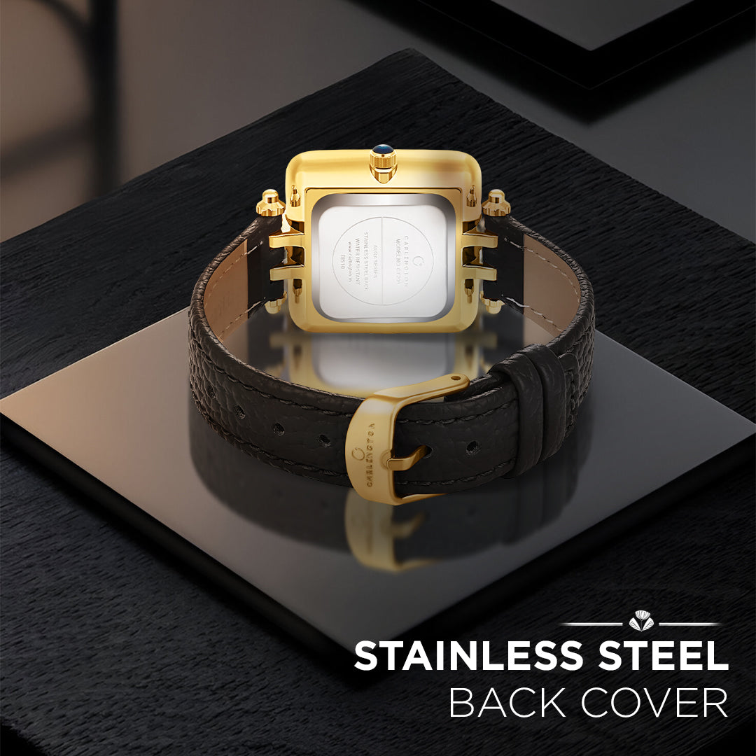 Carlington Aura Series Analog Women Wrist Watches with Premium Leather Belt Strap Fashion Watches for Ladies - CT_209