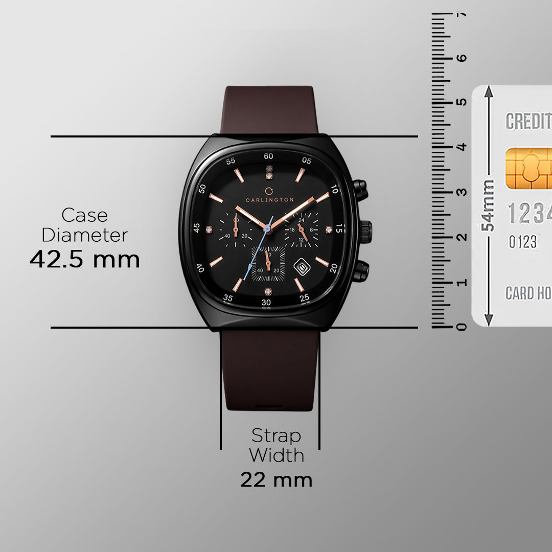 Carlington Astro Series Premium Gents Wrist Watches Analog Watch  - For Men Astro 051 Brown