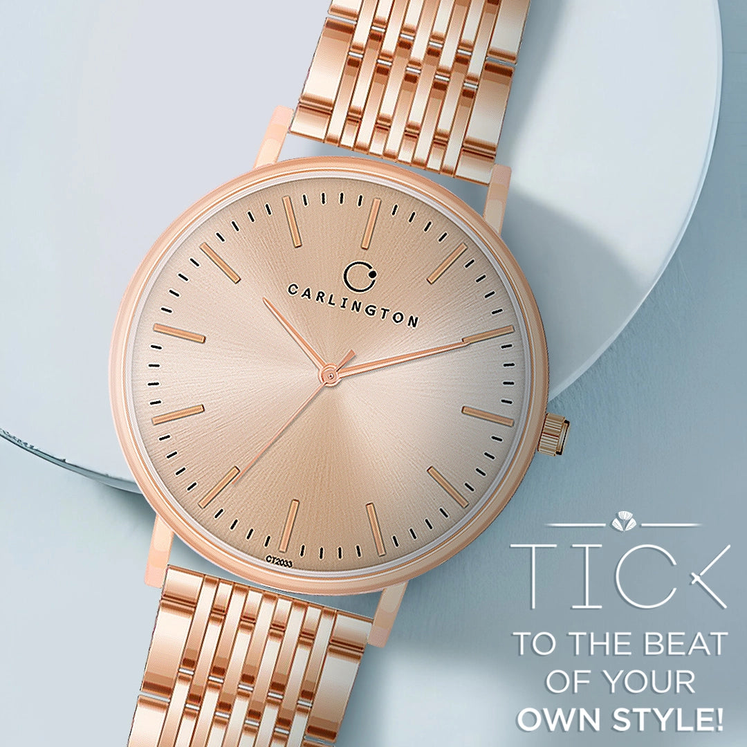 Iconic 2033 Rose gold Analog Womens Watch