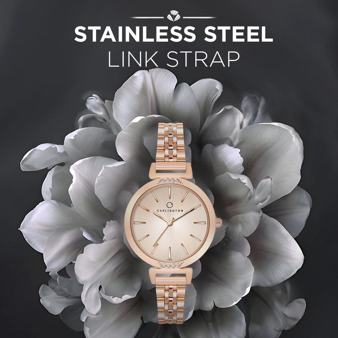 Iconic 2034 Rose gold Analog Womens Watch