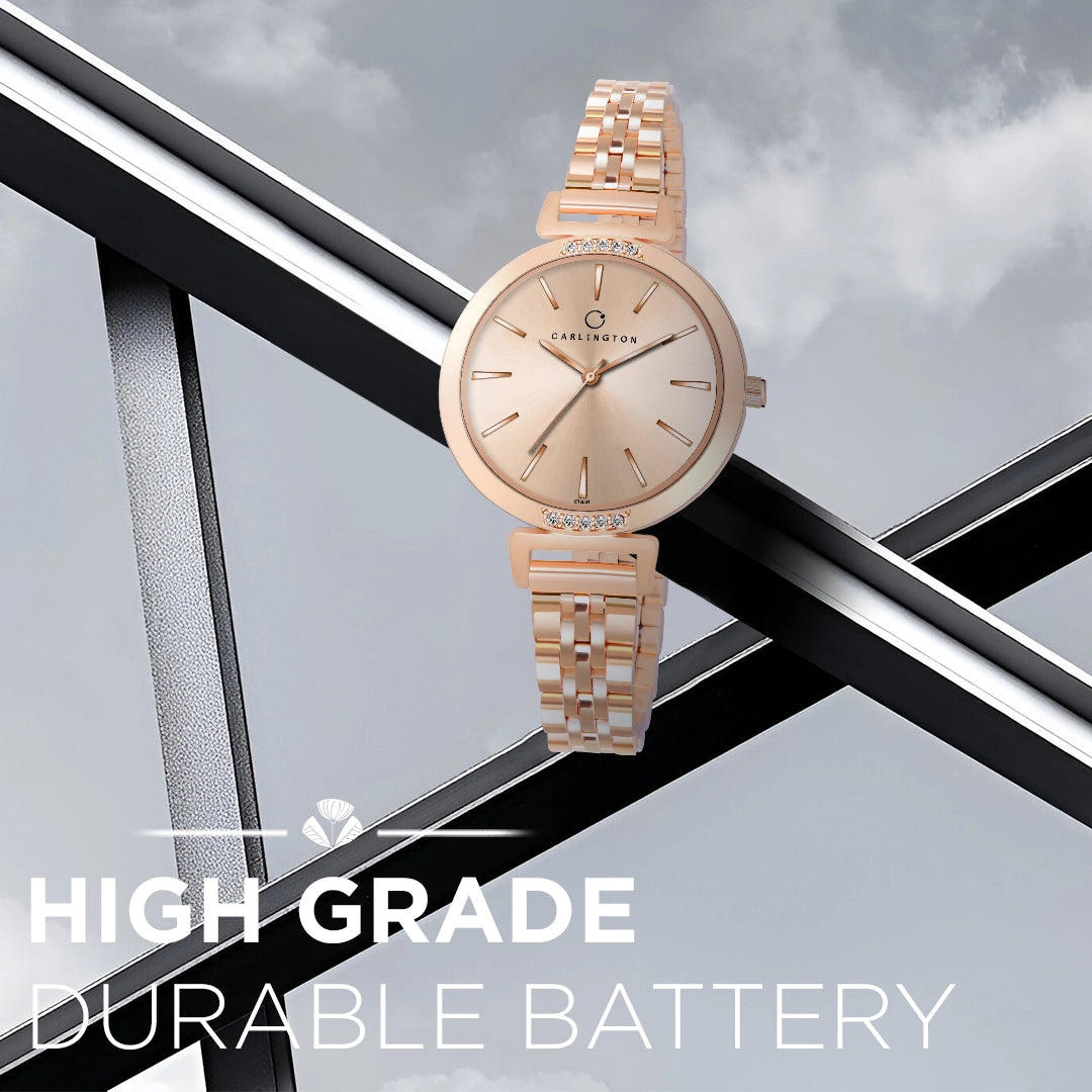 Iconic 2034 Rose gold Analog Womens Watch