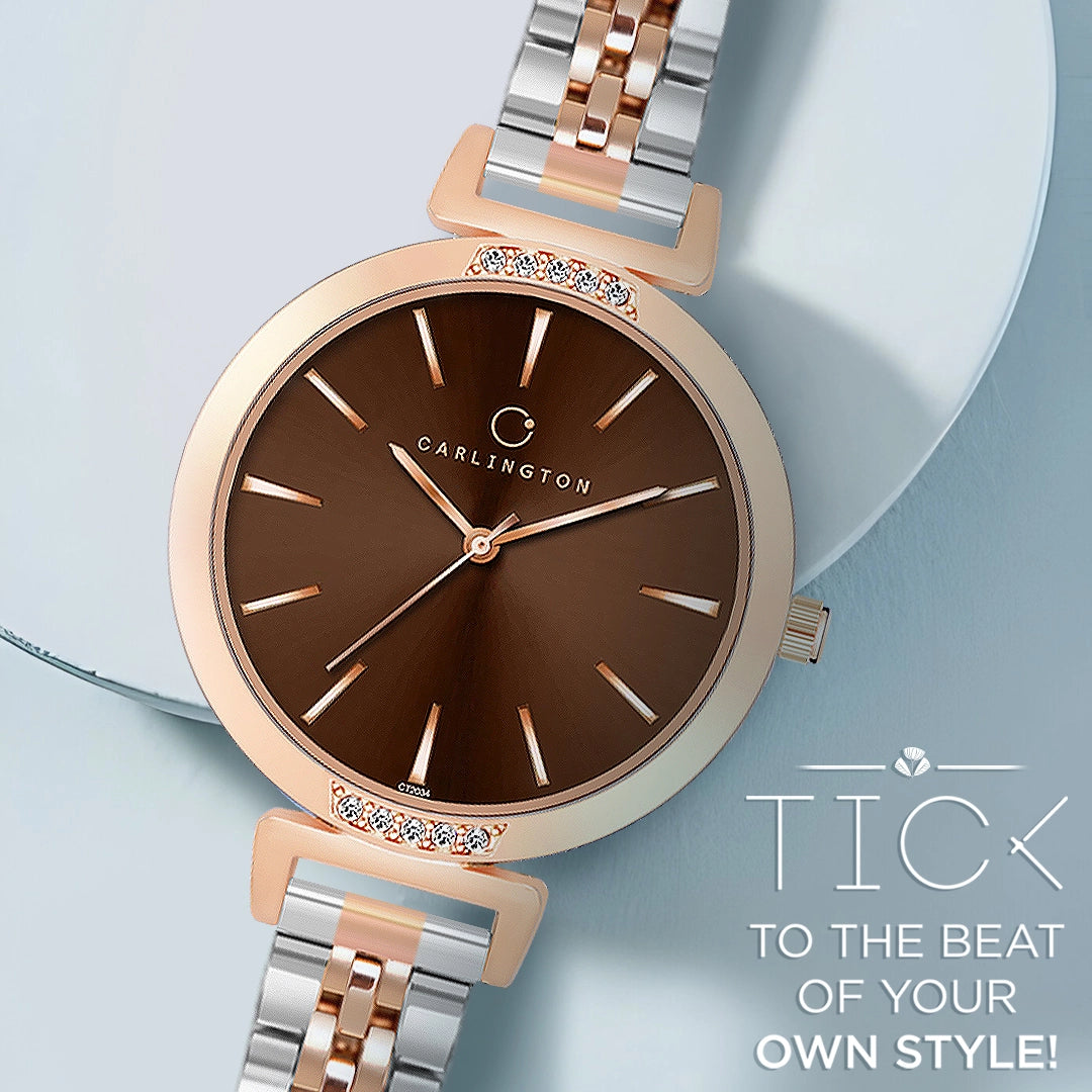 Iconic 2034 Brown Analog Womens Watch