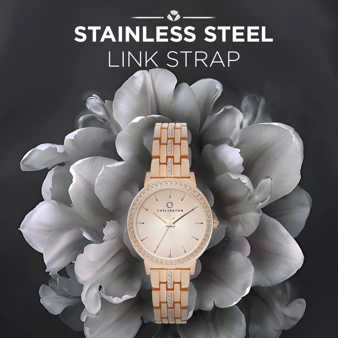 Iconic 2037 Rose gold Analog Womens Watch