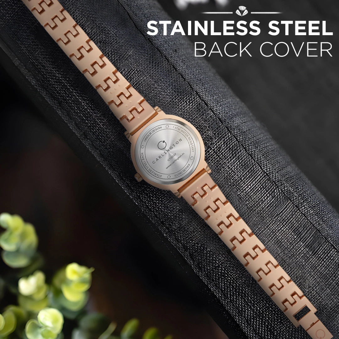 Iconic 2037 Rose gold Analog Womens Watch