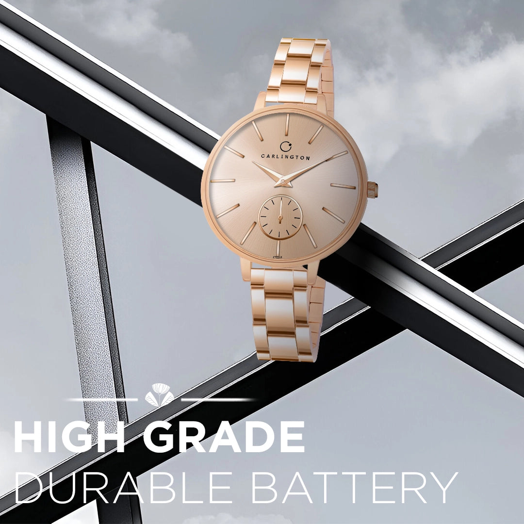 Iconic 2038 Rose gold Analog Womens Watch