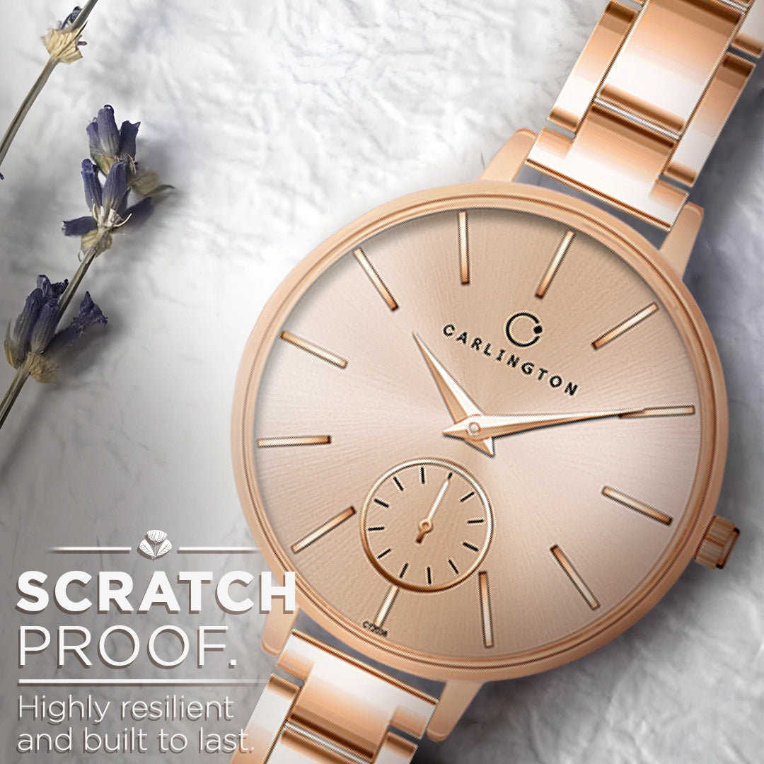 Iconic 2038 Rose gold Analog Womens Watch