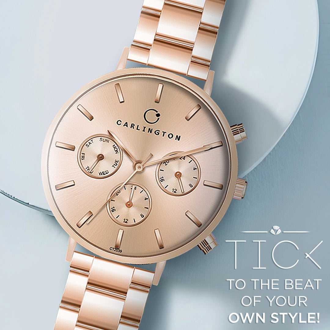 Iconic 2039 Rose gold Analog Womens Watch