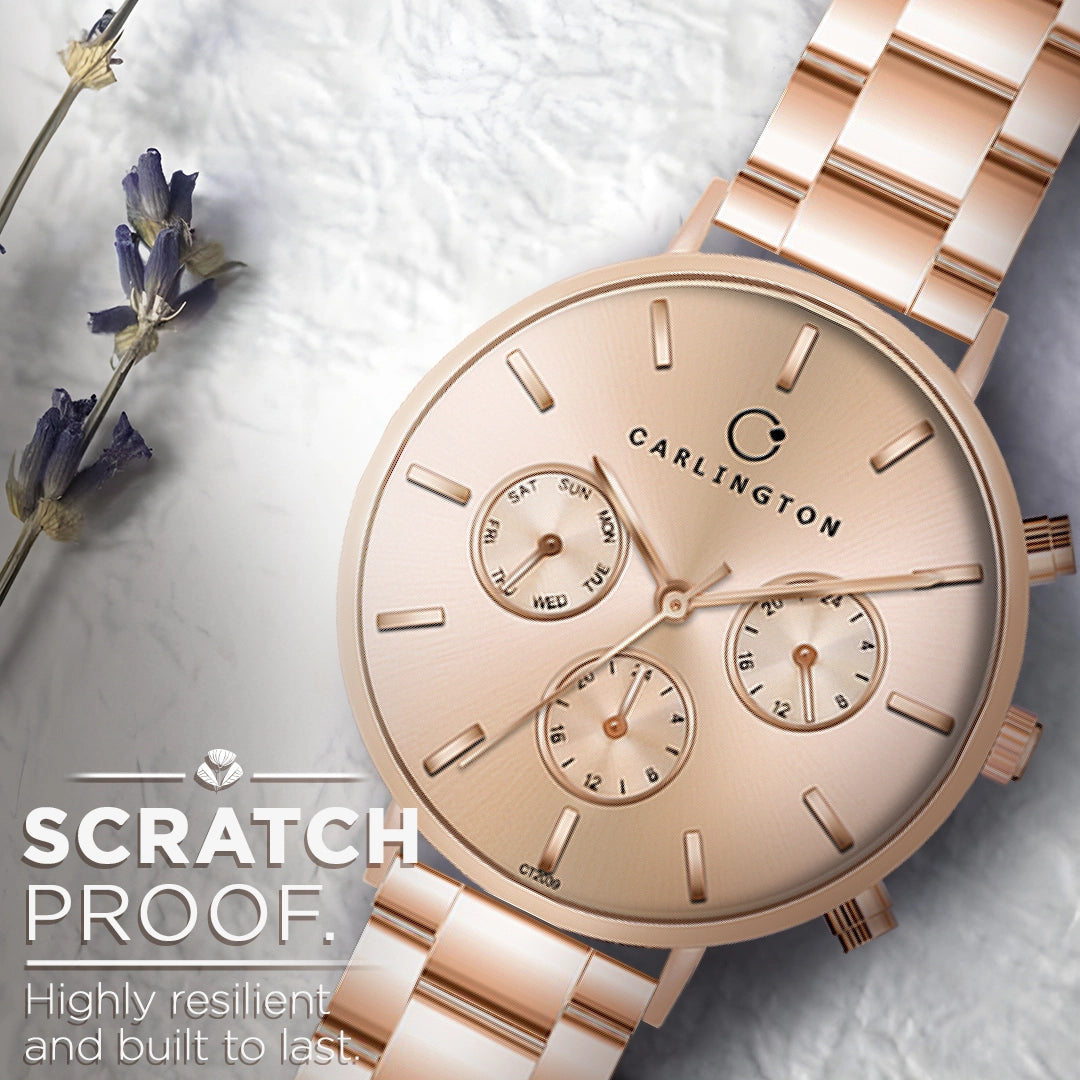 Iconic 2039 Rose gold Analog Womens Watch