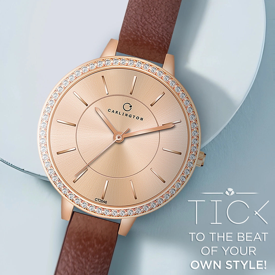 Iconic 2046 Brown Analog Womens Watch