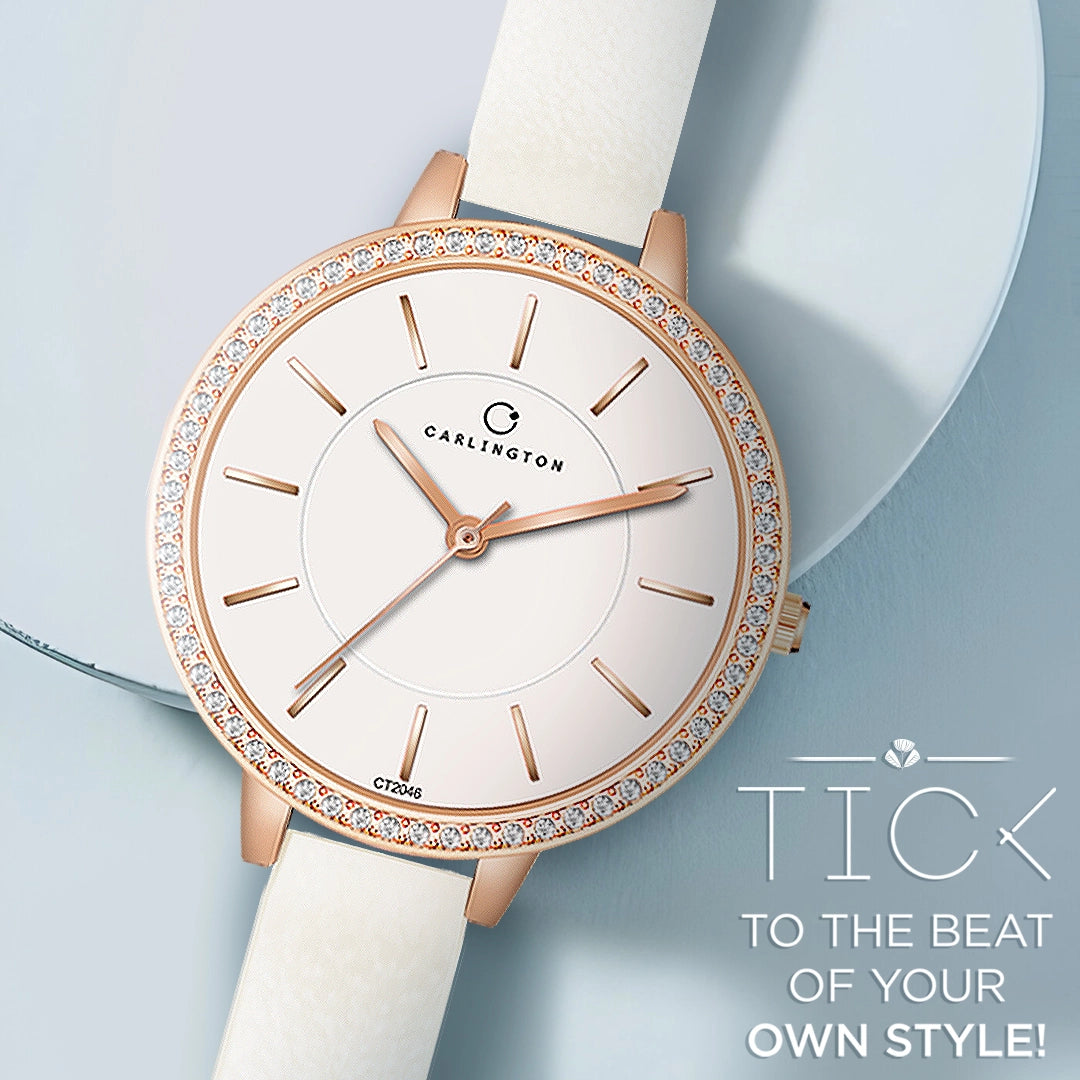 Iconic 2046 White Analog Womens Watch