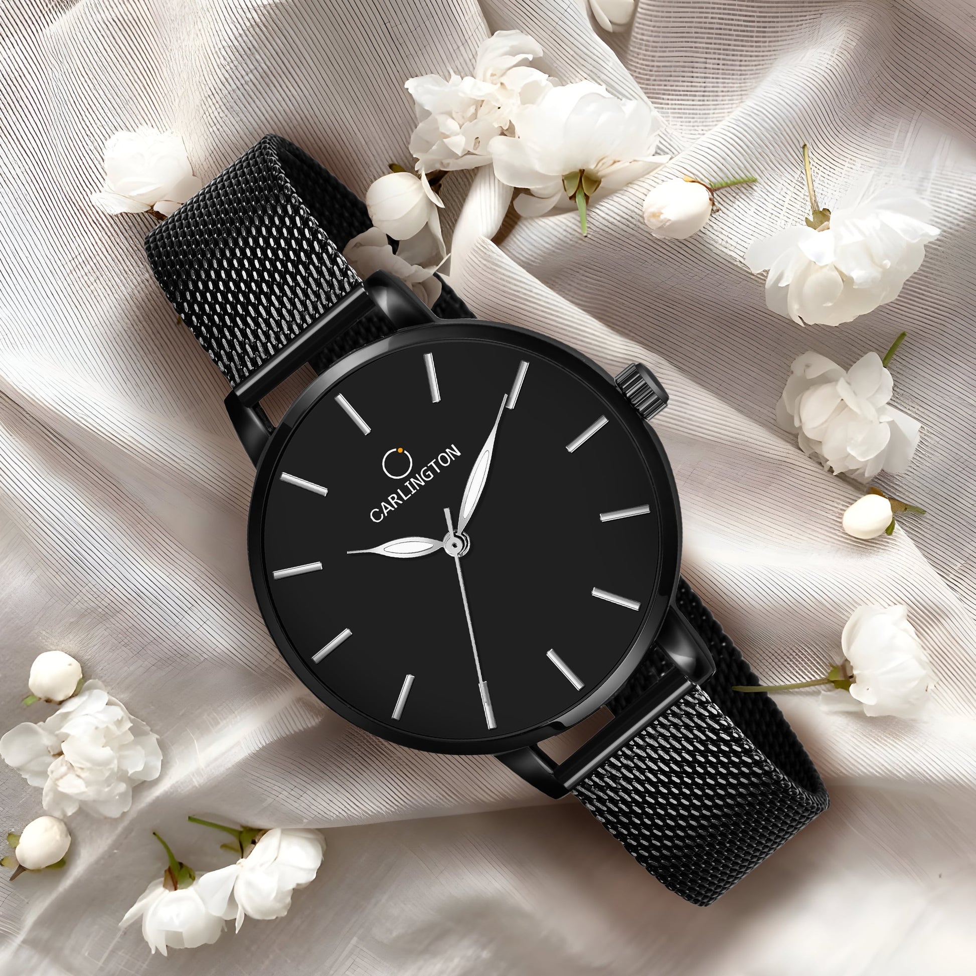 Carlington elite analog ladies watch CT 2014 black