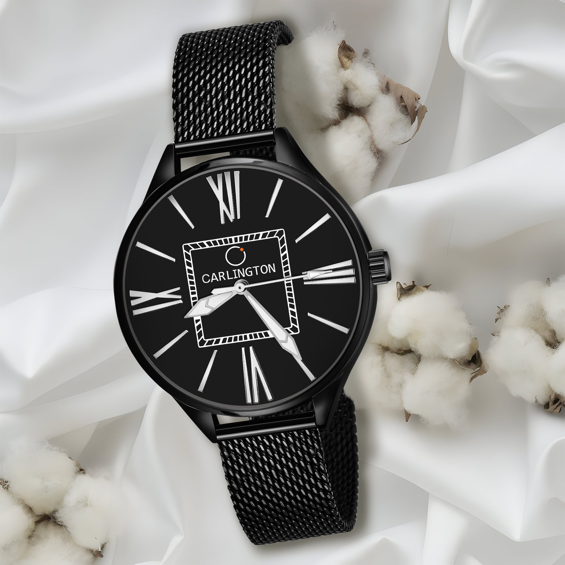 Carlington elite analog ladies watch CT 2015 black