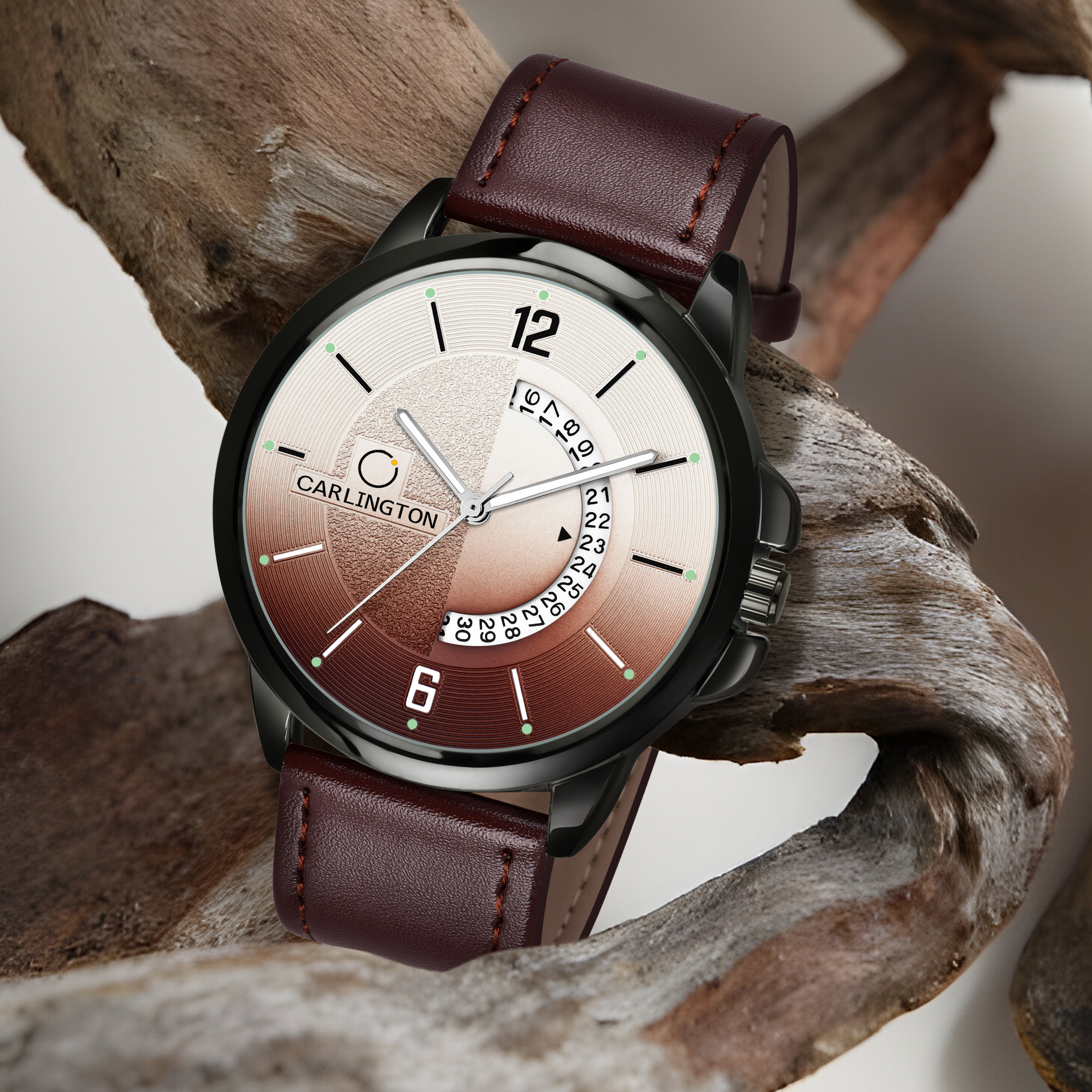 Watches for 2025 men leather strap