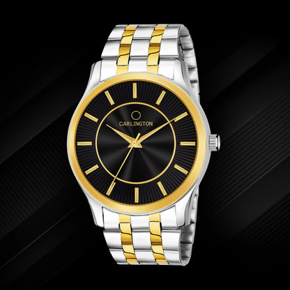 Carlington Men Stainless Steel Watch-CT6220 Black