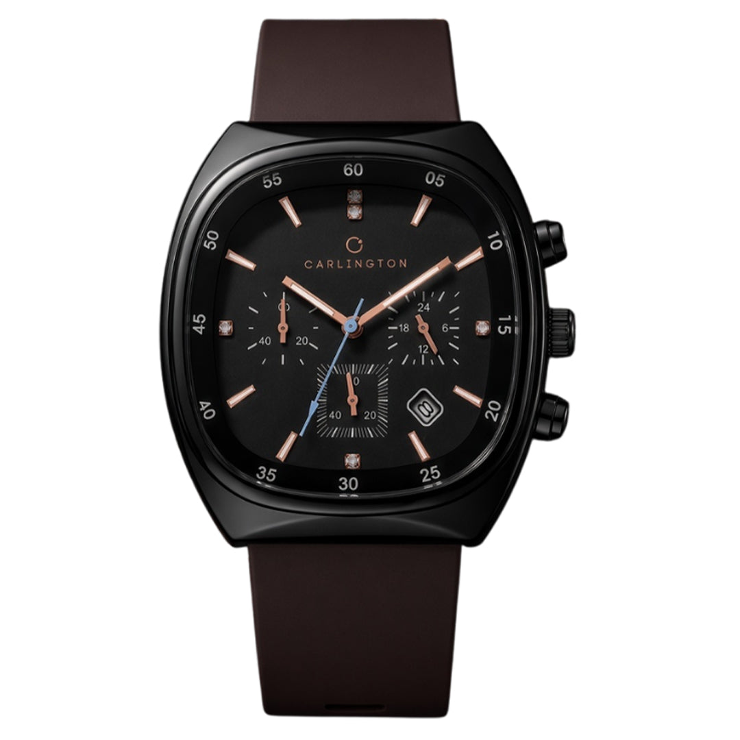 Carlington Astro Series Premium Gents Wrist Watches Analog Watch  - For Men Astro 051 Brown