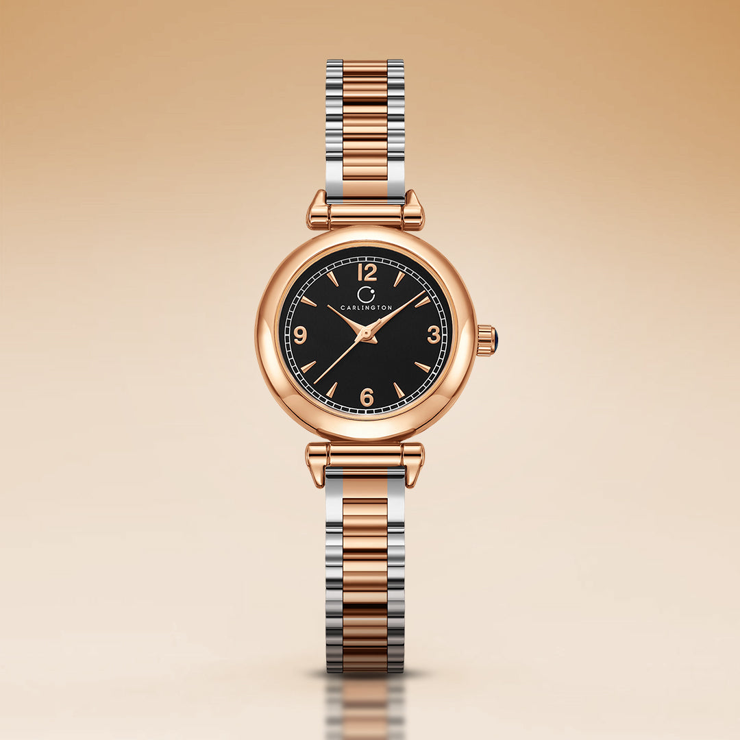 Carlington Diva Series Analog Women Wrist Watches with Stainless Steel Chain Strap | Premium Fashion Watches for Ladies | CT - 114