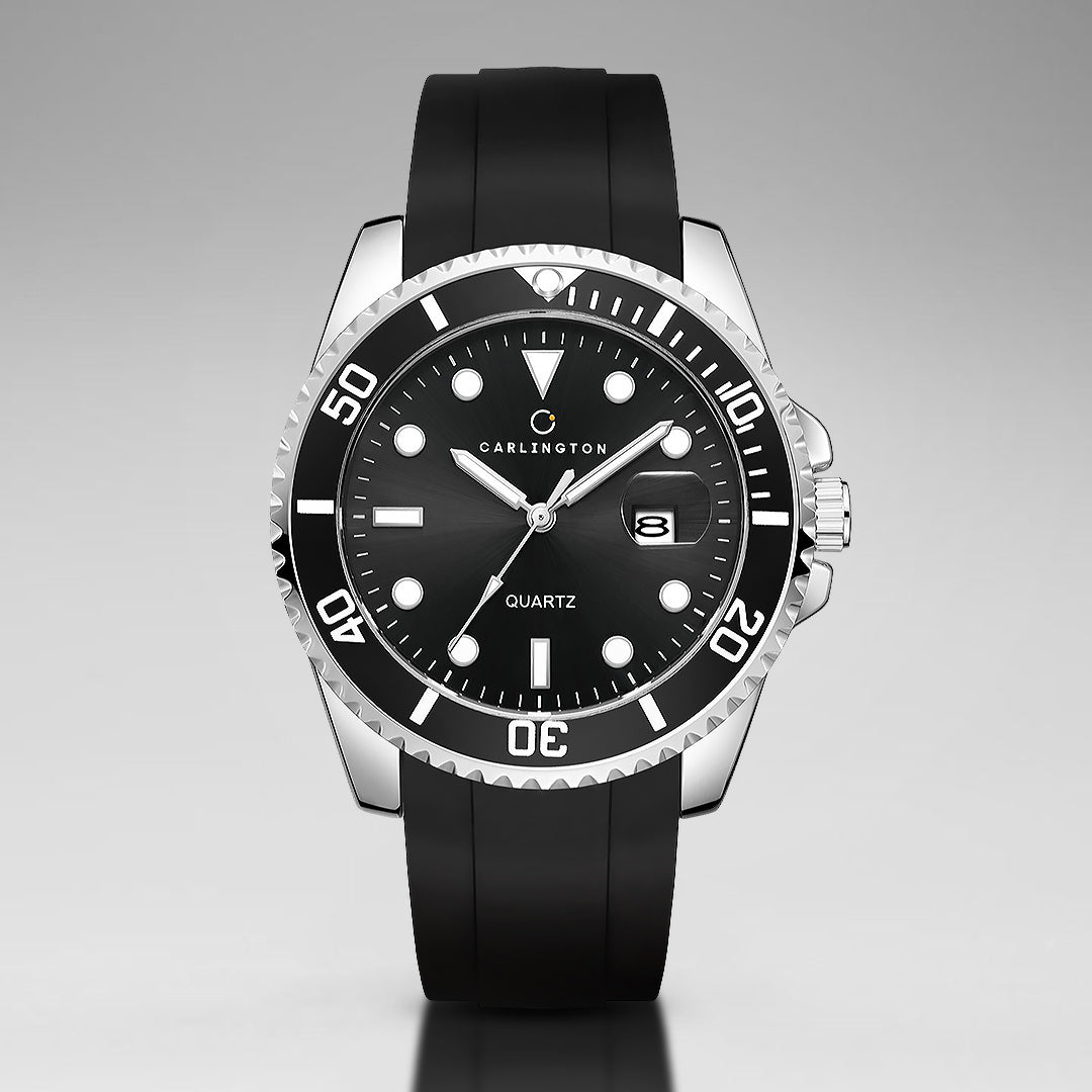 Carlington Meridian Series Analog Men Wrist Watches with Premium PU Belt Strap & Date Display | Fashion Watches for Gents | CT - 4030