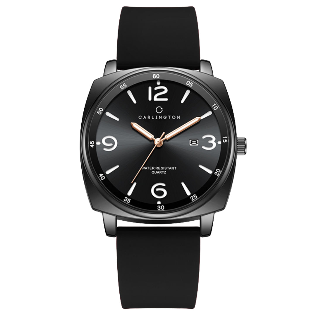 Carlington ASTRO 054 Premium Black – Premium Men's Chronograph-Style Analog Quartz Watch