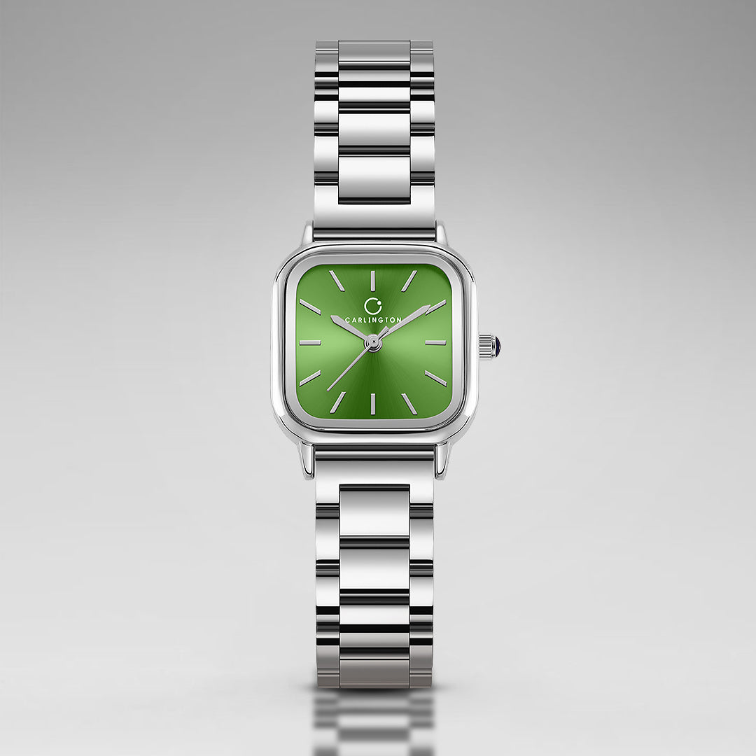 Carlington Diva Series Analog Women Wrist Watches with Stainless Steel Chain Strap | Premium Fashion Watches for Ladies | CT - 112