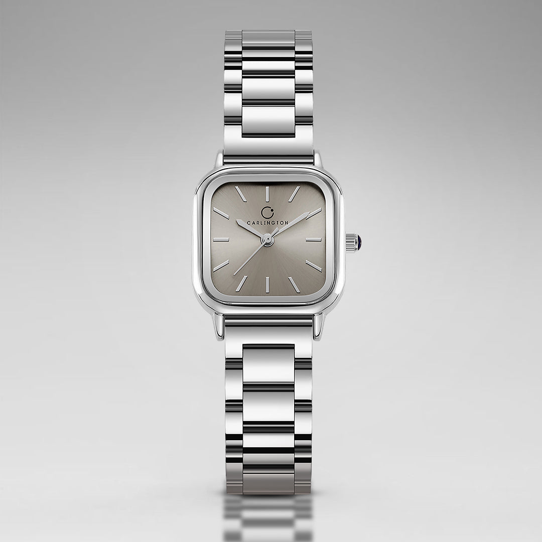 Carlington Diva Series Analog Women Wrist Watches with Stainless Steel Chain Strap | Premium Fashion Watches for Ladies | CT - 112