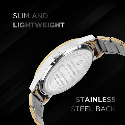 Carlington Men Stainless Steel Watch-CT6210 Gold