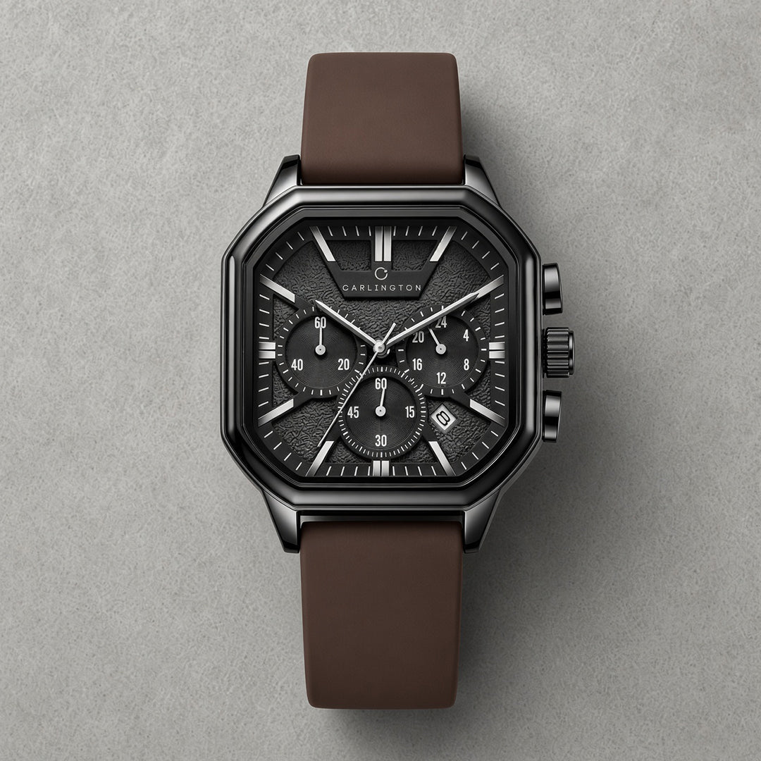 Carlington ASTRO 052 Subdued Brown – Premium Men's Analog Quartz Watch