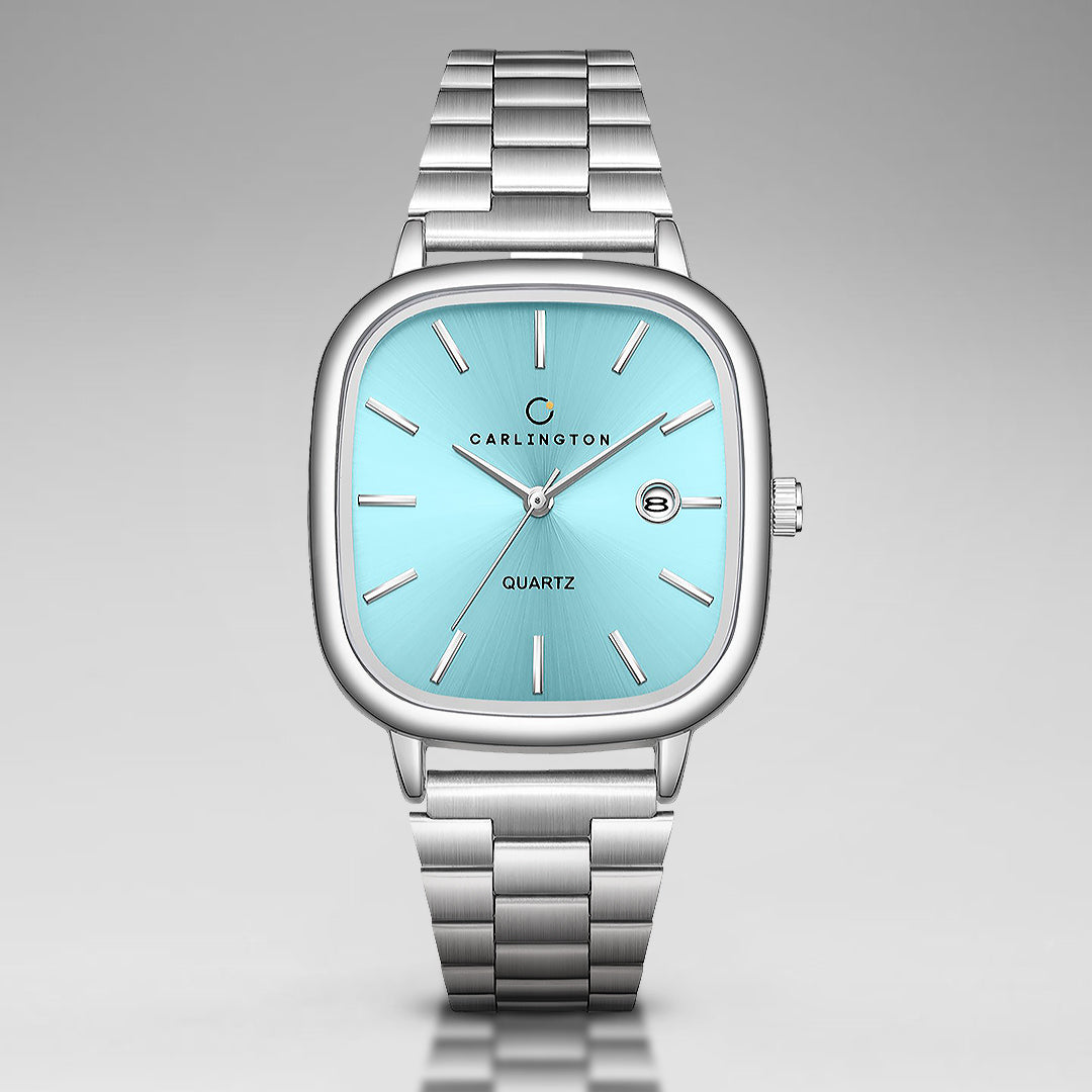 Carlington Classic Series Analog Men Wrist Watches with Stainless Steel Strap & Date Display | Premium Fashion Watches for Gents | CT - 5010