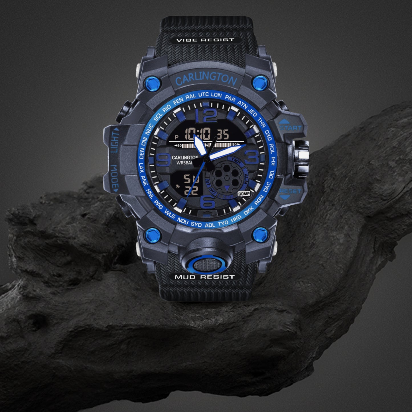 Carlington Analog Digital Sports Watch For Men -3355