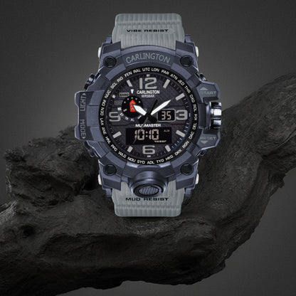 Carlington Aanlog-Digital Watch - 3344 Grey