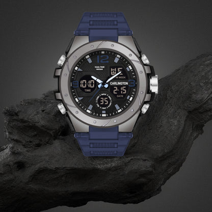 Carlington Aanlog-Digital Watch - 9105 Blue