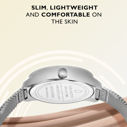 Carlington Analog Women's Watch- CT 2001 Silver